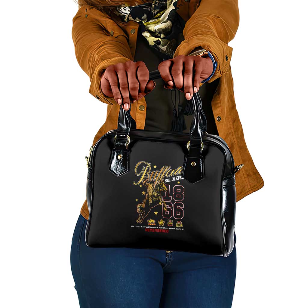 Buffalo Soldiers Shoulder Handbag 1866-1944 African American Black Heros Legacy - African Pride