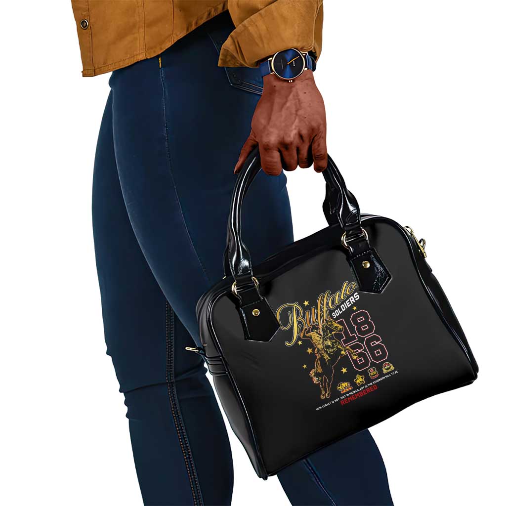 Buffalo Soldiers Shoulder Handbag 1866-1944 African American Black Heros Legacy - African Pride