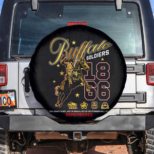 Buffalo Soldiers Spare Tire Cover 1866-1944 African American Black Heros Legacy - African Pride