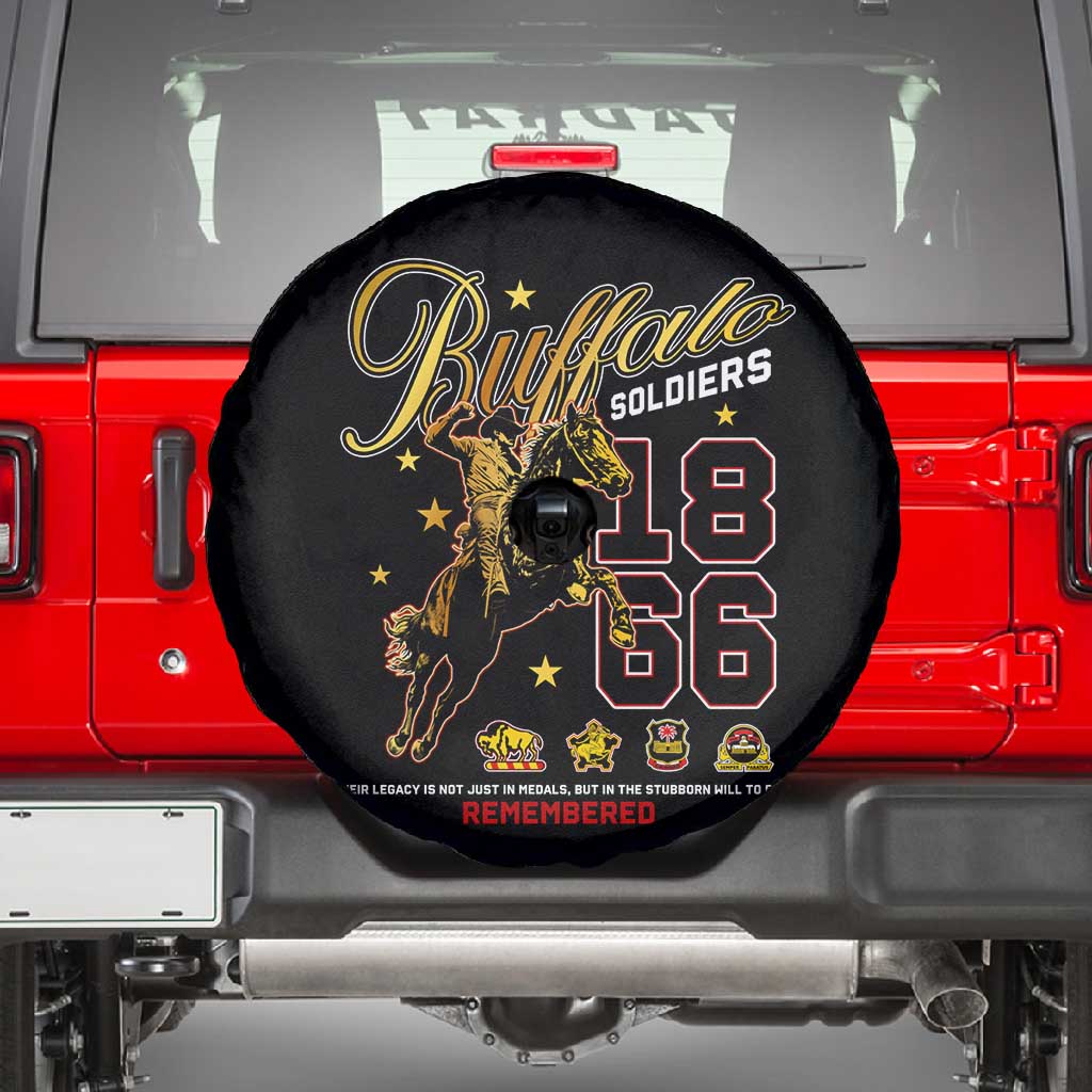 Buffalo Soldiers Spare Tire Cover 1866-1944 African American Black Heros Legacy - African Pride