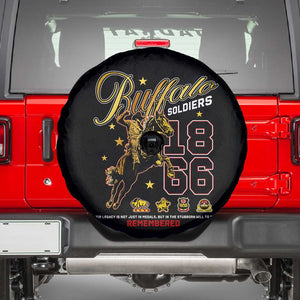 Buffalo Soldiers Spare Tire Cover 1866-1944 African American Black Heros Legacy - African Pride
