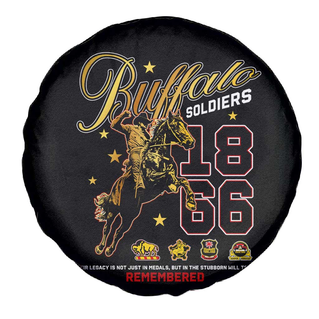 Buffalo Soldiers Spare Tire Cover 1866-1944 African American Black Heros Legacy - African Pride