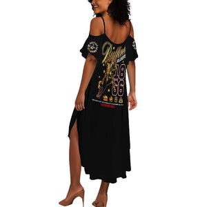 Buffalo Soldiers Summer Maxi Dress 1866-1944 African American Black Heros Legacy - African Pride