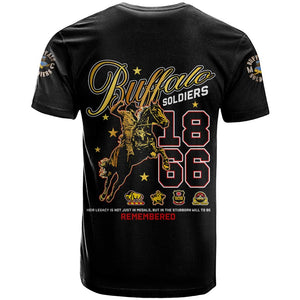 Buffalo Soldiers T shirt 1866-1944 African American Black Heros Legacy - African Pride