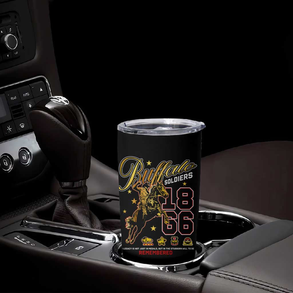 Buffalo Soldiers Tumbler Cup 1866-1944 African American Black Heros Legacy - African Pride