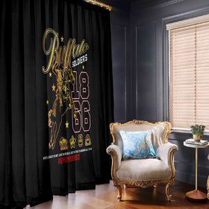 Buffalo Soldiers Window Curtain 1866-1944 African American Black Heros Legacy - African Pride
