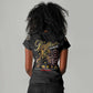 Buffalo Soldiers Women V-Neck T-Shirt 1866-1944 African American Black Heros Legacy - African Pride