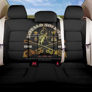Strength Honor Legacy Buffalo Soldiers Back Car Seat Cover African American Cavalry Tribute - African Pride