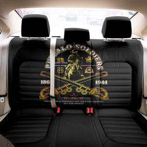 Strength Honor Legacy Buffalo Soldiers Back Car Seat Cover African American Cavalry Tribute - African Pride