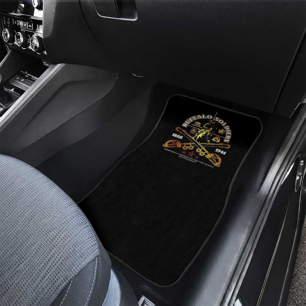 Strength Honor Legacy Buffalo Soldiers Car Mats African American Cavalry Tribute - African Pride