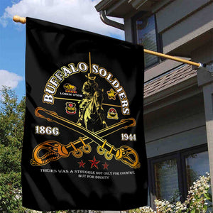 Strength Honor Legacy Buffalo Soldiers Garden Flag African American Cavalry Tribute - African Pride