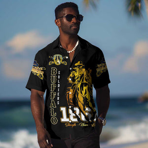 Strength Honor Legacy Buffalo Soldiers Hawaiian Shirt African American Cavalry Tribute - African Pride