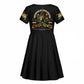 Strength Honor Legacy Buffalo Soldiers Kid Short Sleeve Dress African American Cavalry Tribute - African Pride