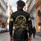 Strength Honor Legacy Buffalo Soldiers Long Sleeve Button Shirt African American Cavalry Tribute - African Pride