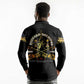 Strength Honor Legacy Buffalo Soldiers Long Sleeve Polo Shirt African American Cavalry Tribute - African Pride