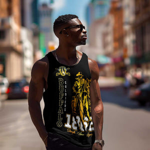 Strength Honor Legacy Buffalo Soldiers Men Tank Top African American Cavalry Tribute - African Pride