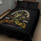 Strength Honor Legacy Buffalo Soldiers Quilt Bed Set African American Cavalry Tribute - African Pride