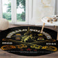 Strength Honor Legacy Buffalo Soldiers Round Carpet African American Cavalry Tribute - African Pride