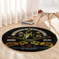 Strength Honor Legacy Buffalo Soldiers Round Carpet African American Cavalry Tribute - African Pride