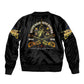 Strength Honor Legacy Buffalo Soldiers Sleeve Zip Bomber Jacket African American Cavalry Tribute - African Pride