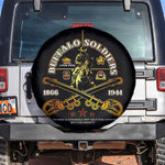 Strength Honor Legacy Buffalo Soldiers Spare Tire Cover African American Cavalry Tribute - African Pride