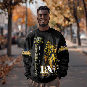 Strength Honor Legacy Buffalo Soldiers Sweatshirt African American Cavalry Tribute - African Pride