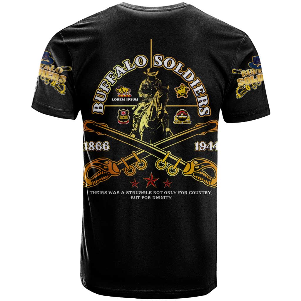 Strength Honor Legacy Buffalo Soldiers T shirt African American Cavalry Tribute - African Pride