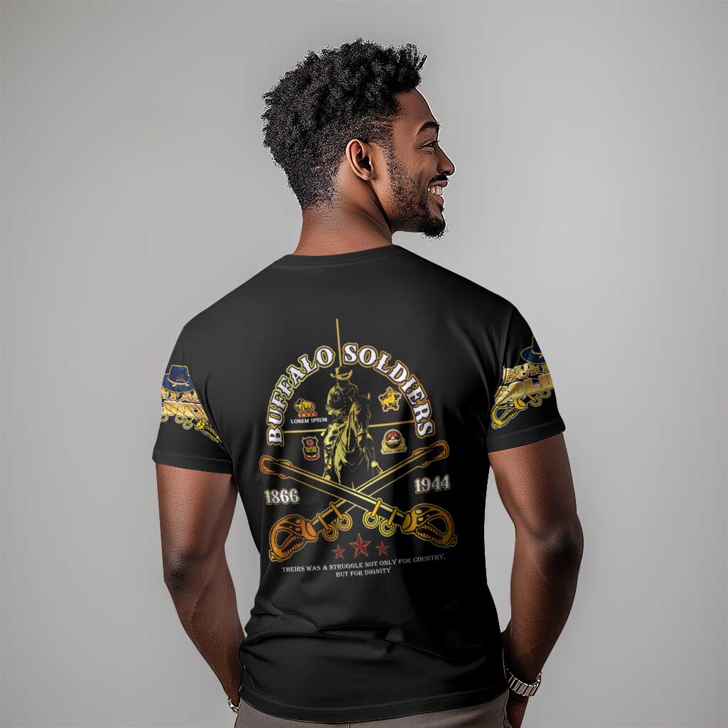 Strength Honor Legacy Buffalo Soldiers T shirt African American Cavalry Tribute - African Pride