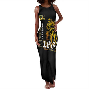 Strength Honor Legacy Buffalo Soldiers Tank Maxi Dress African American Cavalry Tribute - African Pride