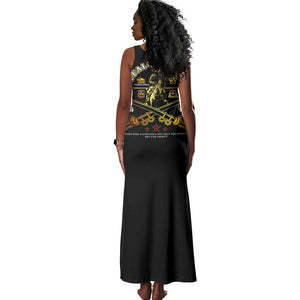 Strength Honor Legacy Buffalo Soldiers Tank Maxi Dress African American Cavalry Tribute - African Pride