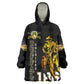 Strength Honor Legacy Buffalo Soldiers Wearable Blanket Hoodie African American Cavalry Tribute - African Pride