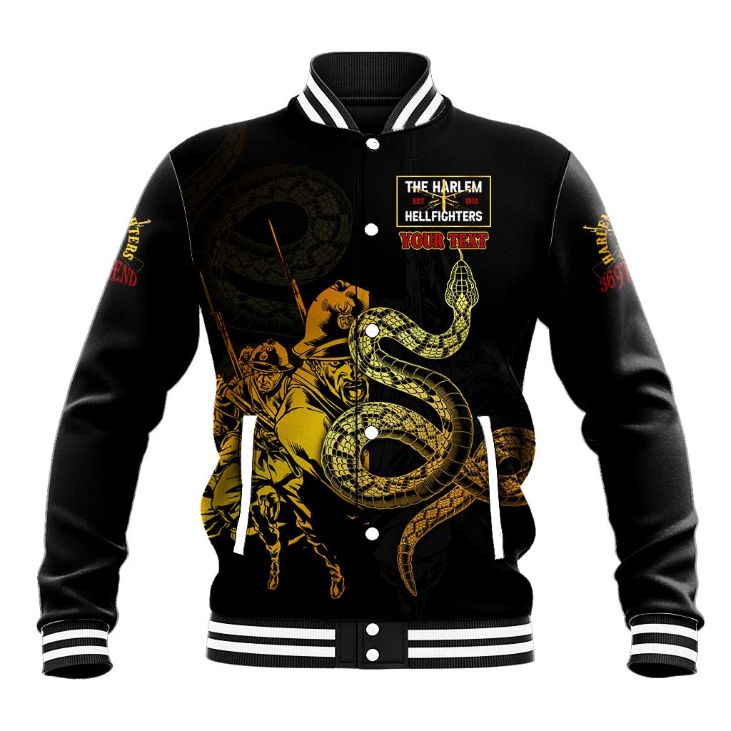 Harlem Hellfighters 369th Infantry Regiment Baseball Jacket Fight for Dignity WWII - African Pride