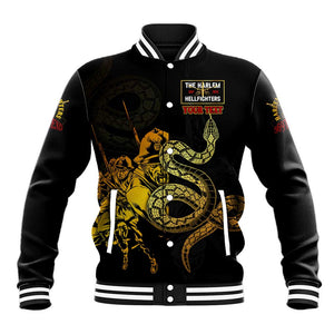 Harlem Hellfighters 369th Infantry Regiment Baseball Jacket Fight for Dignity WWII - African Pride