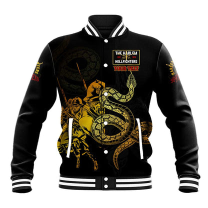 Harlem Hellfighters 369th Infantry Regiment Baseball Jacket Fight for Dignity WWII - African Pride