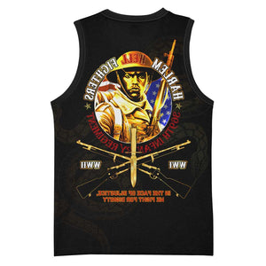 Harlem Hellfighters 369th Infantry Regiment Basketball Jersey Fight for Dignity WWII - African Pride