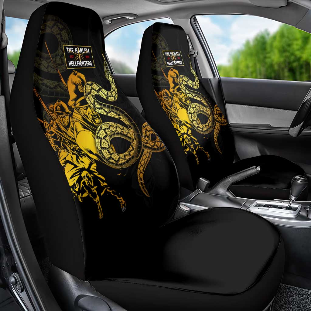 Harlem Hellfighters 369th Infantry Regiment Car Seat Cover Fight for Dignity WWII - African Pride