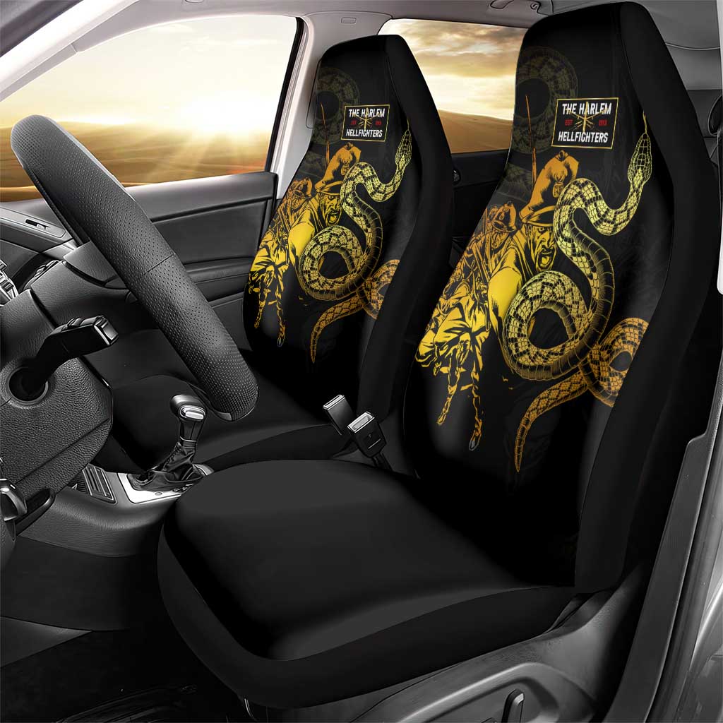 Harlem Hellfighters 369th Infantry Regiment Car Seat Cover Fight for Dignity WWII - African Pride