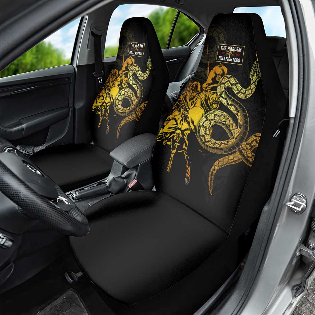 Harlem Hellfighters 369th Infantry Regiment Car Seat Cover Fight for Dignity WWII - African Pride