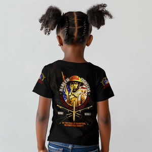 Harlem Hellfighters 369th Infantry Regiment Kid T shirt Fight for Dignity WWII - African Pride