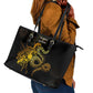 Harlem Hellfighters 369th Infantry Regiment Leather Tote Bag Fight for Dignity WWII - African Pride