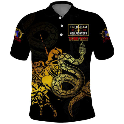 Harlem Hellfighters 369th Infantry Regiment Polo Shirt Fight for Dignity WWII - African Pride