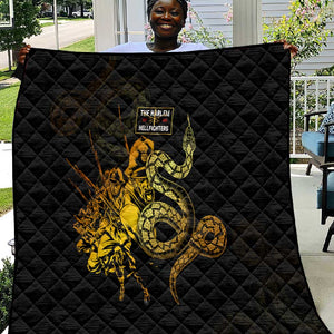 Harlem Hellfighters 369th Infantry Regiment Quilt Fight for Dignity WWII - African Pride
