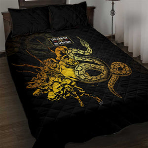 Harlem Hellfighters 369th Infantry Regiment Quilt Bed Set Fight for Dignity WWII - African Pride