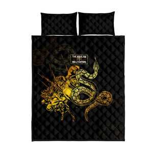 Harlem Hellfighters 369th Infantry Regiment Quilt Bed Set Fight for Dignity WWII - African Pride