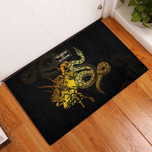 Harlem Hellfighters 369th Infantry Regiment Rubber Doormat Fight for Dignity WWII - African Pride