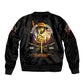 Harlem Hellfighters 369th Infantry Regiment Sleeve Zip Bomber Jacket Fight for Dignity WWII - African Pride