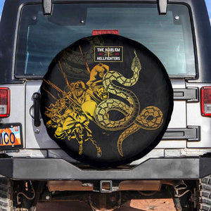 Harlem Hellfighters 369th Infantry Regiment Spare Tire Cover Fight for Dignity WWII - African Pride