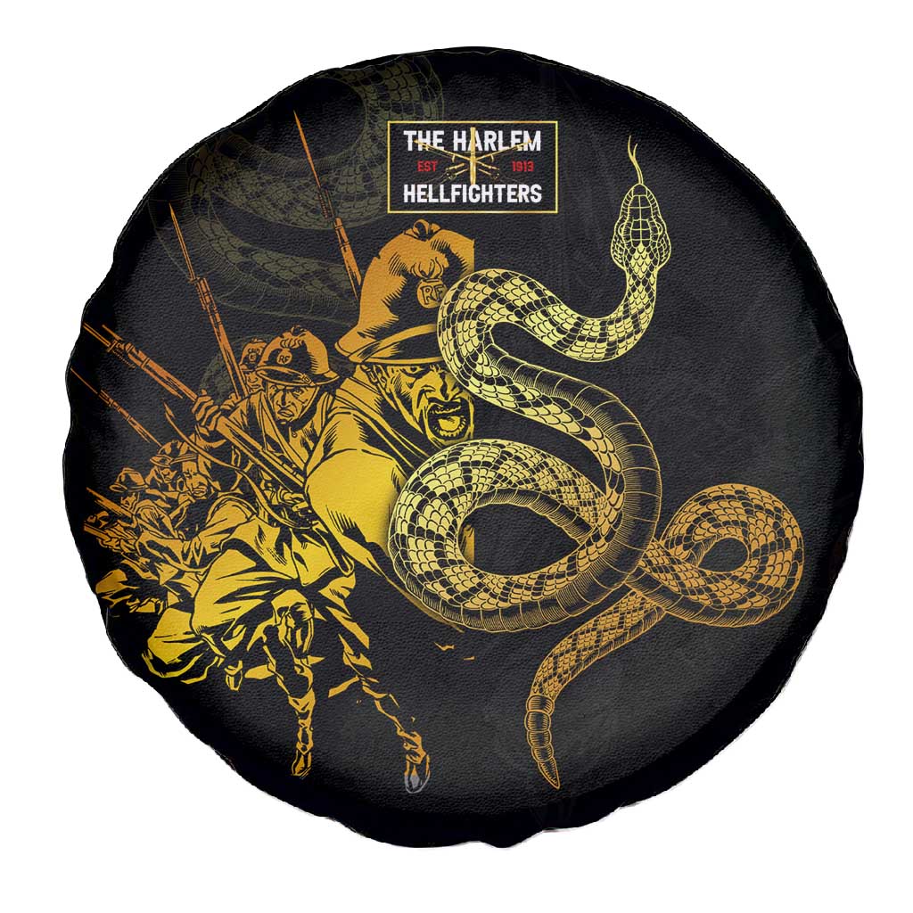 Harlem Hellfighters 369th Infantry Regiment Spare Tire Cover Fight for Dignity WWII - African Pride