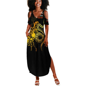 Harlem Hellfighters 369th Infantry Regiment Summer Maxi Dress Fight for Dignity WWII - African Pride