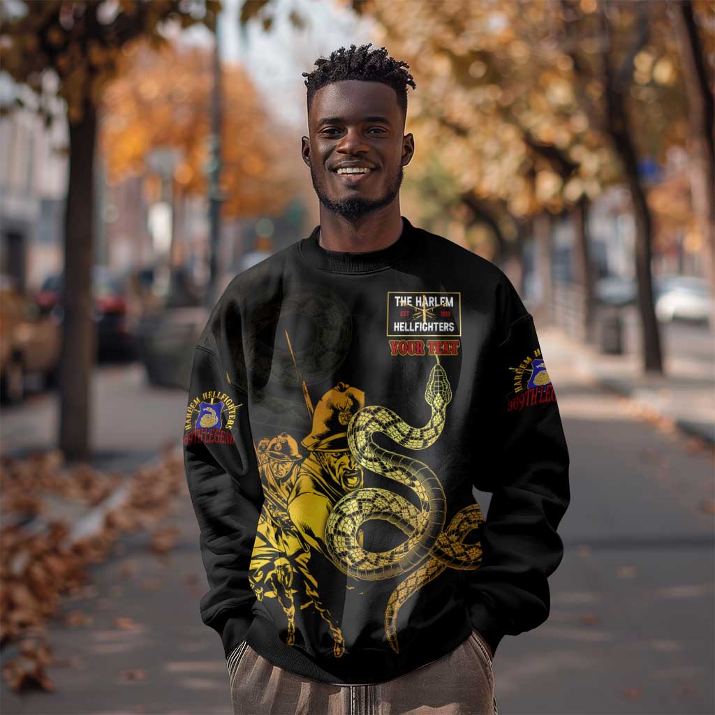 Harlem Hellfighters 369th Infantry Regiment Sweatshirt Fight for Dignity WWII - African Pride